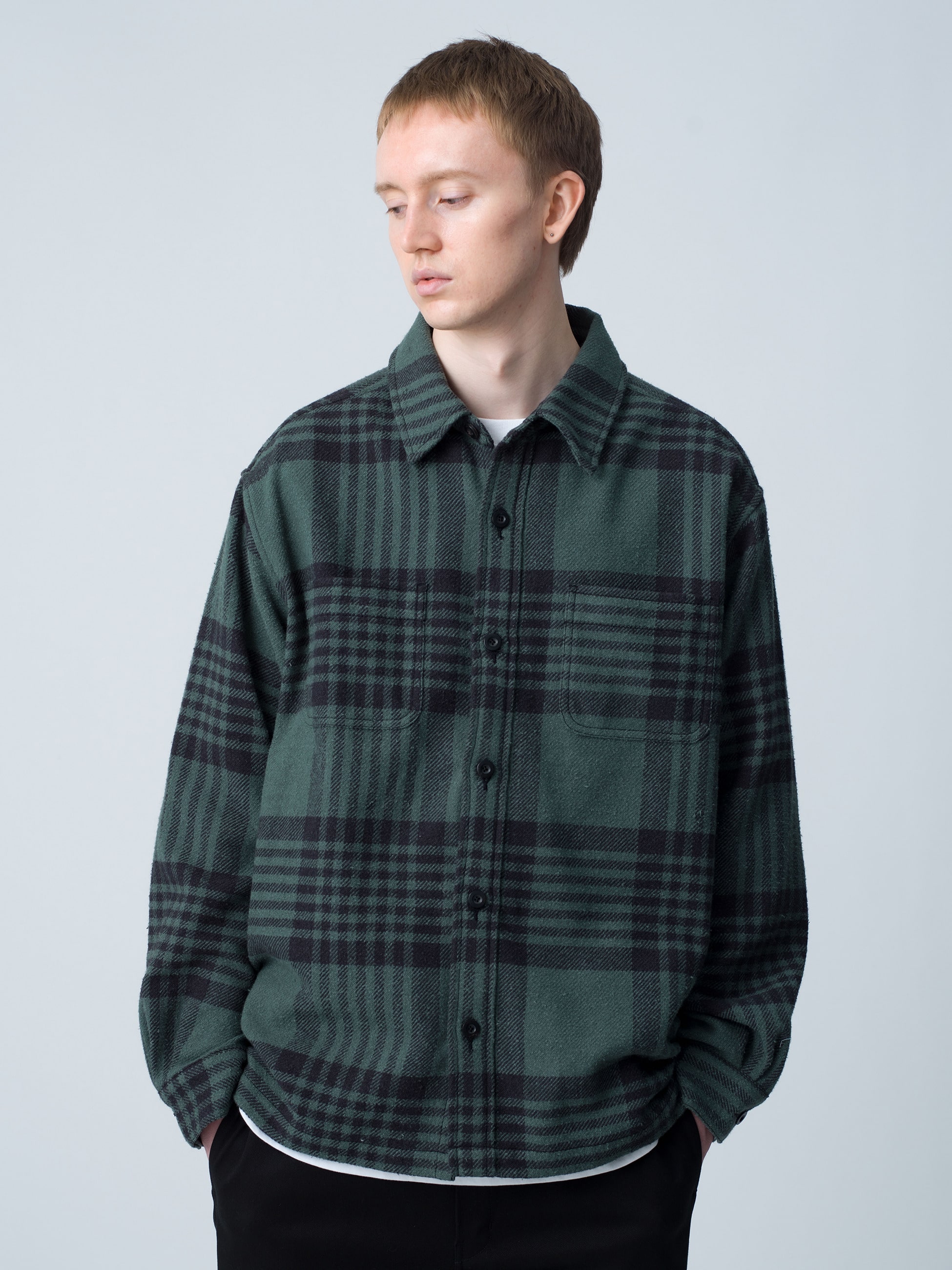 Recycled Cotton Checked Shirt｜RHC(アールエイチシー)｜Ron Herman