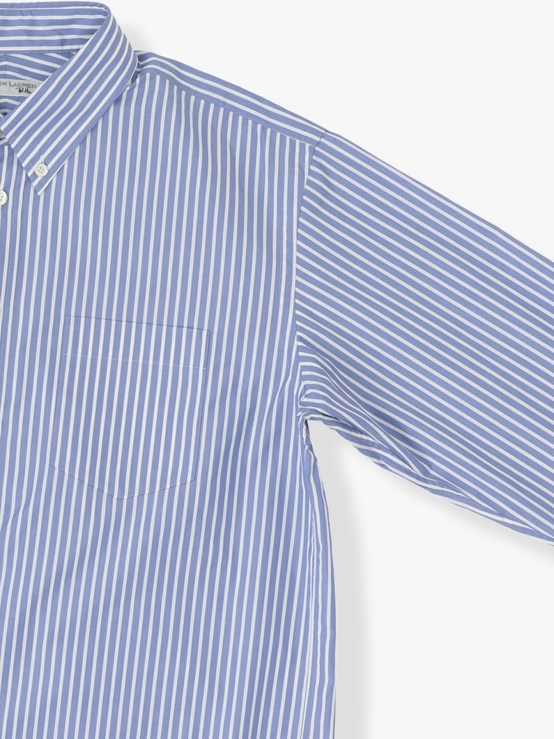 Striped Button Down Shirt  詳細画像 blue 4