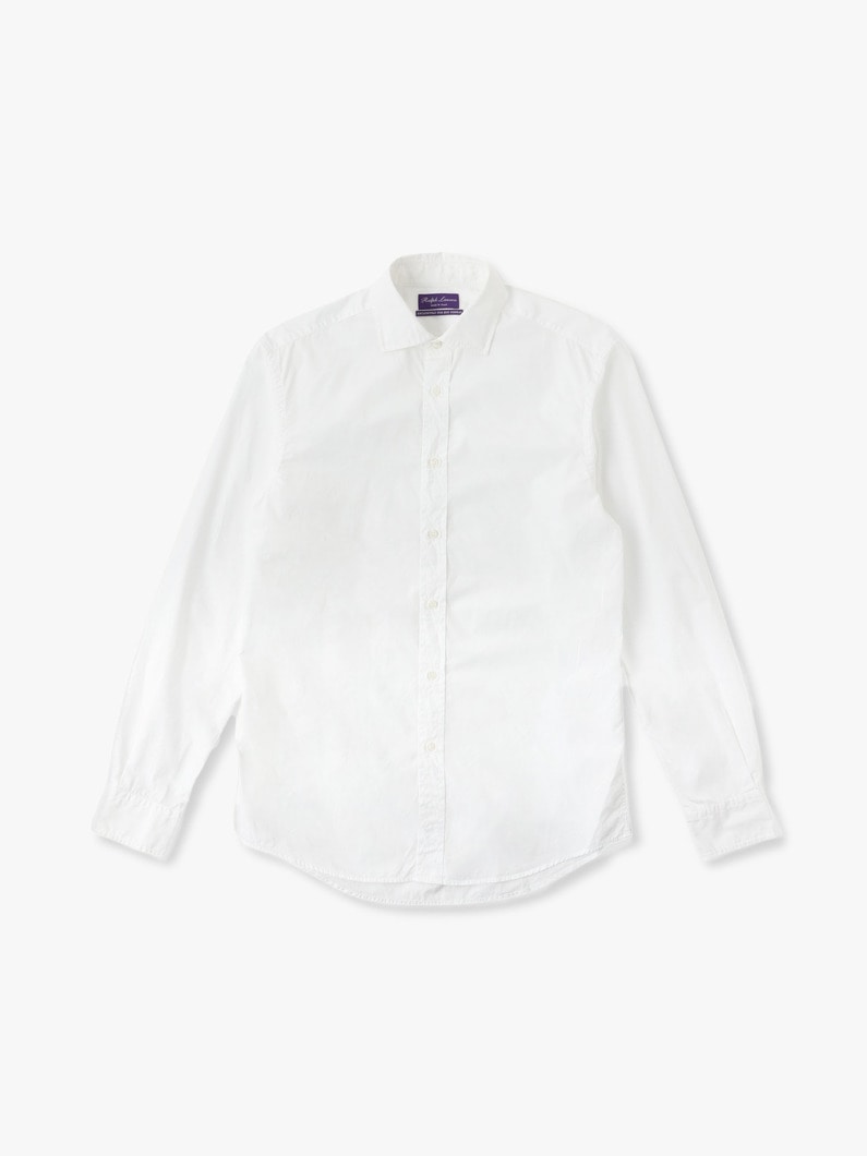 Washed Cotton Poplin Sport Shirt｜RALPH LAUREN PURPLE LABEL(ラルフ