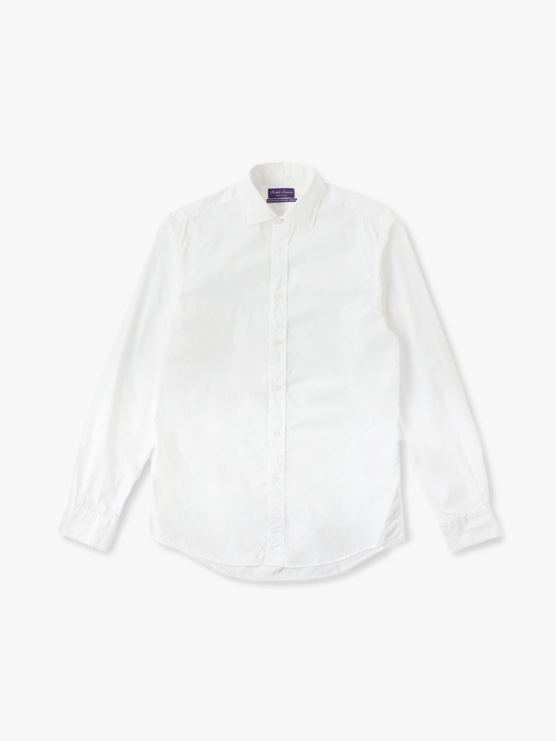 Washed Cotton Poplin Sport Shirt｜RALPH LAUREN PURPLE LABEL(ラルフ 