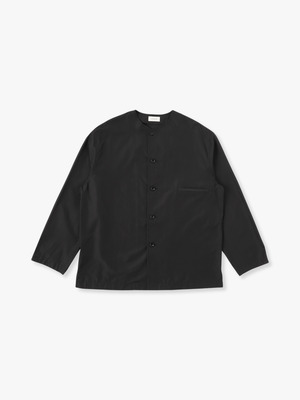 LEMAIRE シルクシャツ　黒　ブラック　48
