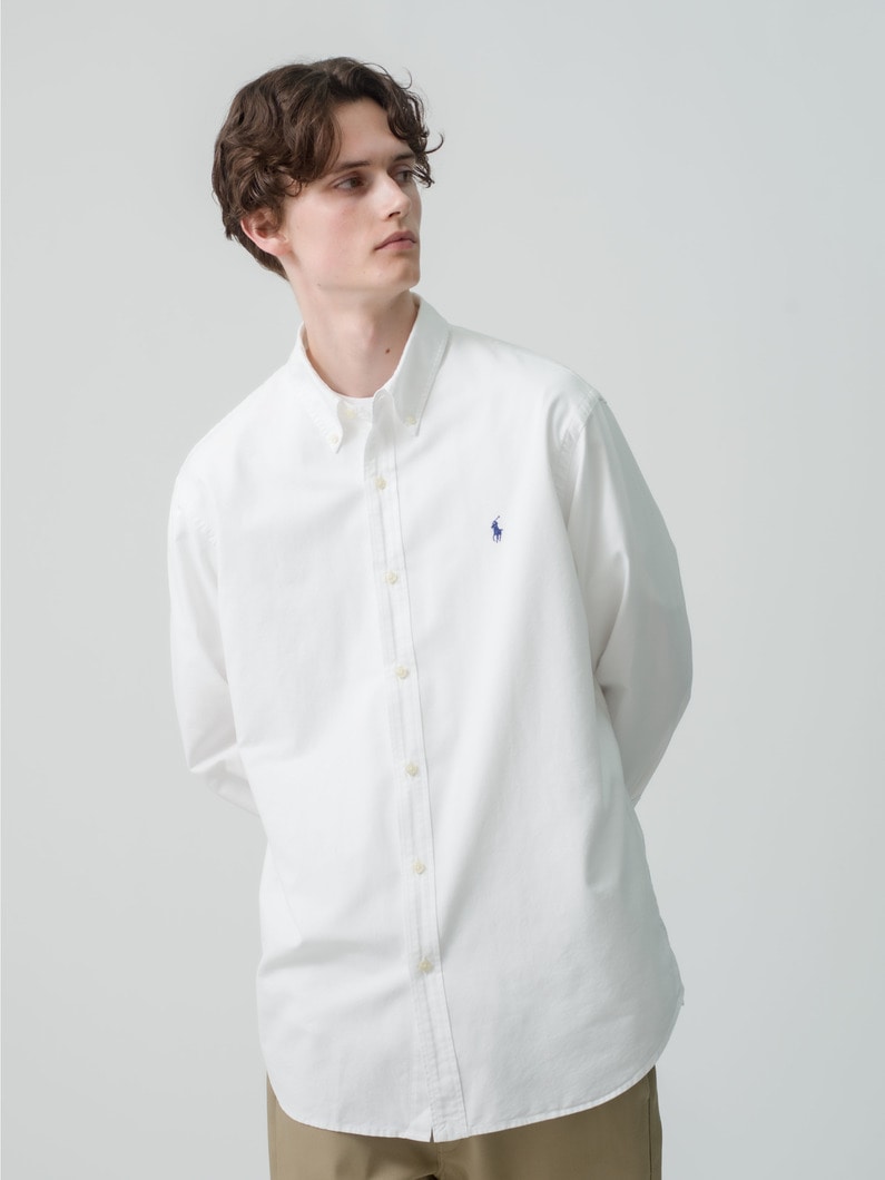 Embroidery Button Down Shirt 詳細画像 white 1