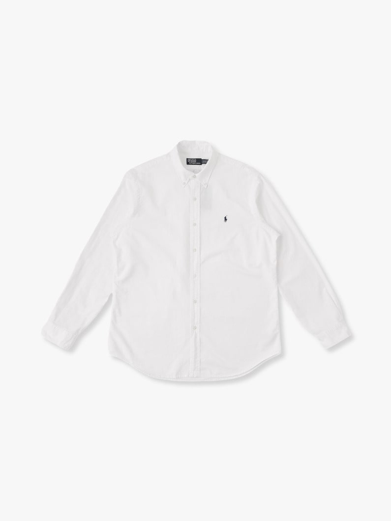 Embroidery Button Down Shirt 詳細画像 white 2