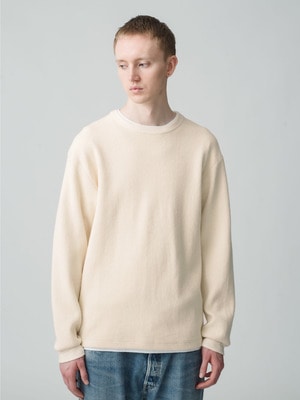 Melange Waffle Long Sleeve Tee｜RHC(アールエイチシー)｜Ron Herman