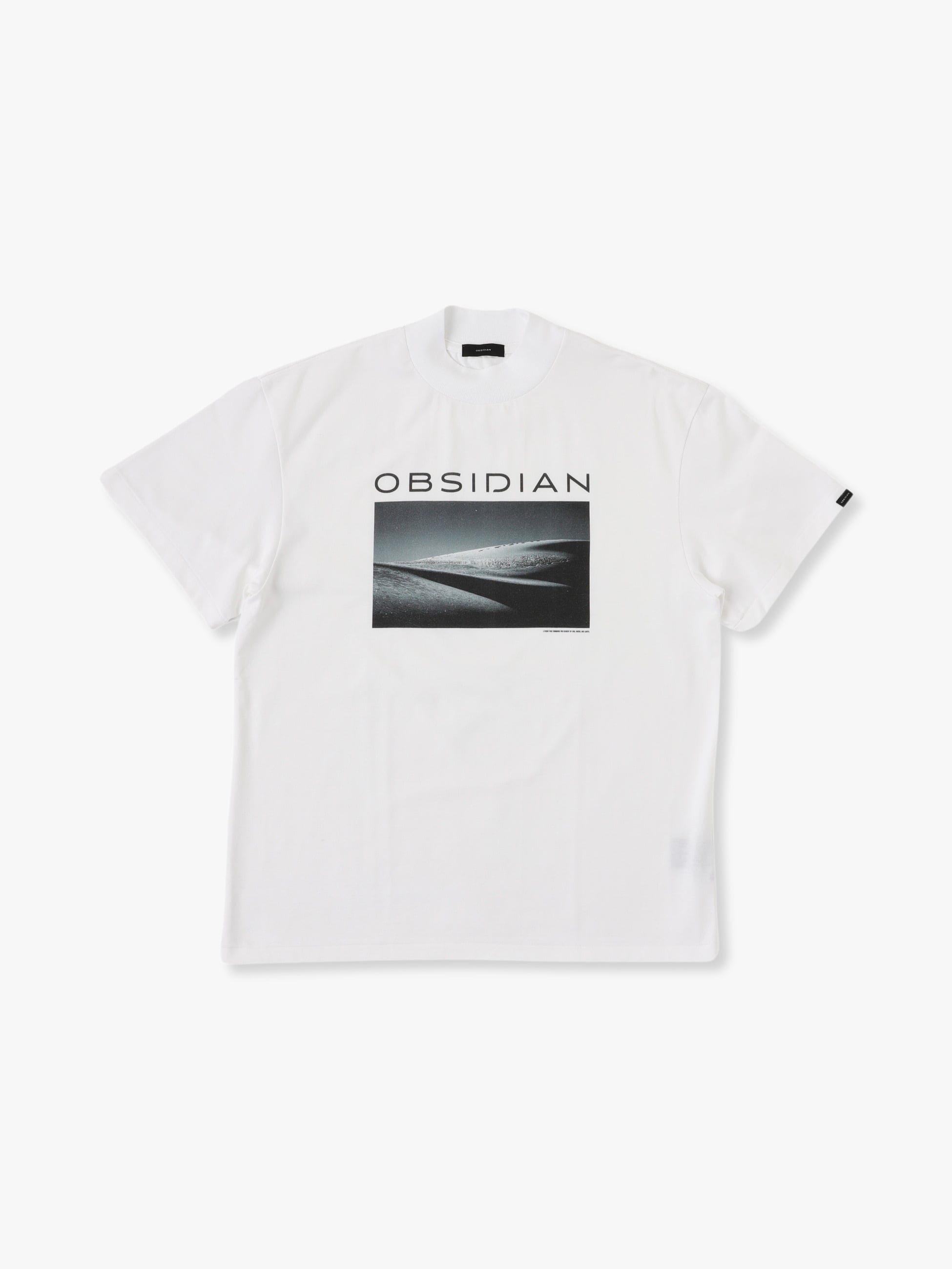 Print Mock Neck Tee｜OBSIDIAN(オブシディアン)｜Ron Herman