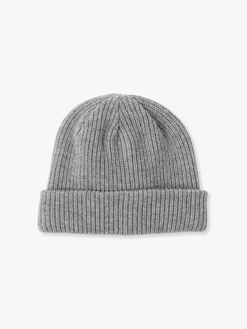 Rib Stitch Watch Cap 詳細画像 top gray 2