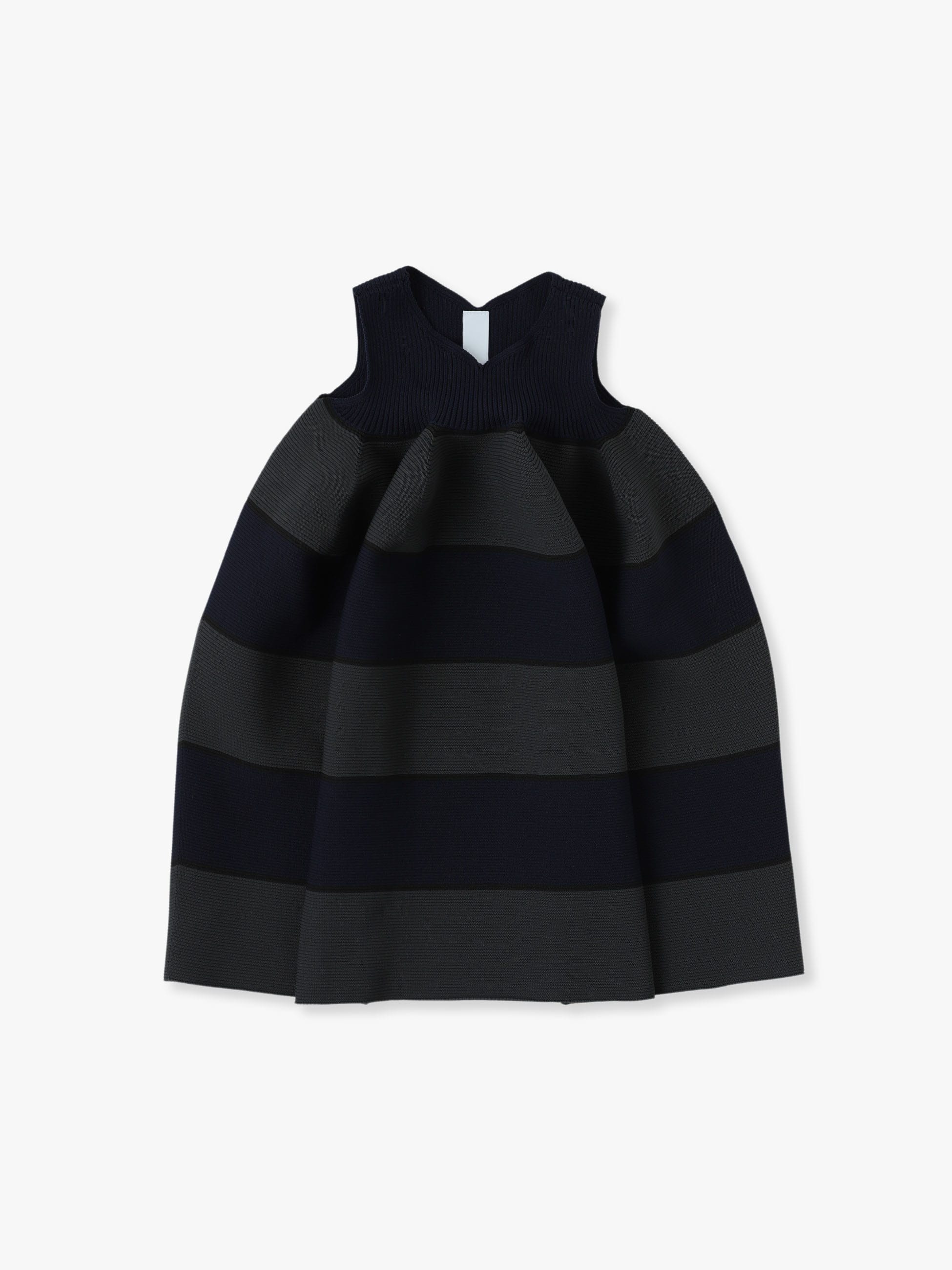 Kids Pottery Sleeveless Bust Flare Dress (striped)｜CFCL(シーエフ