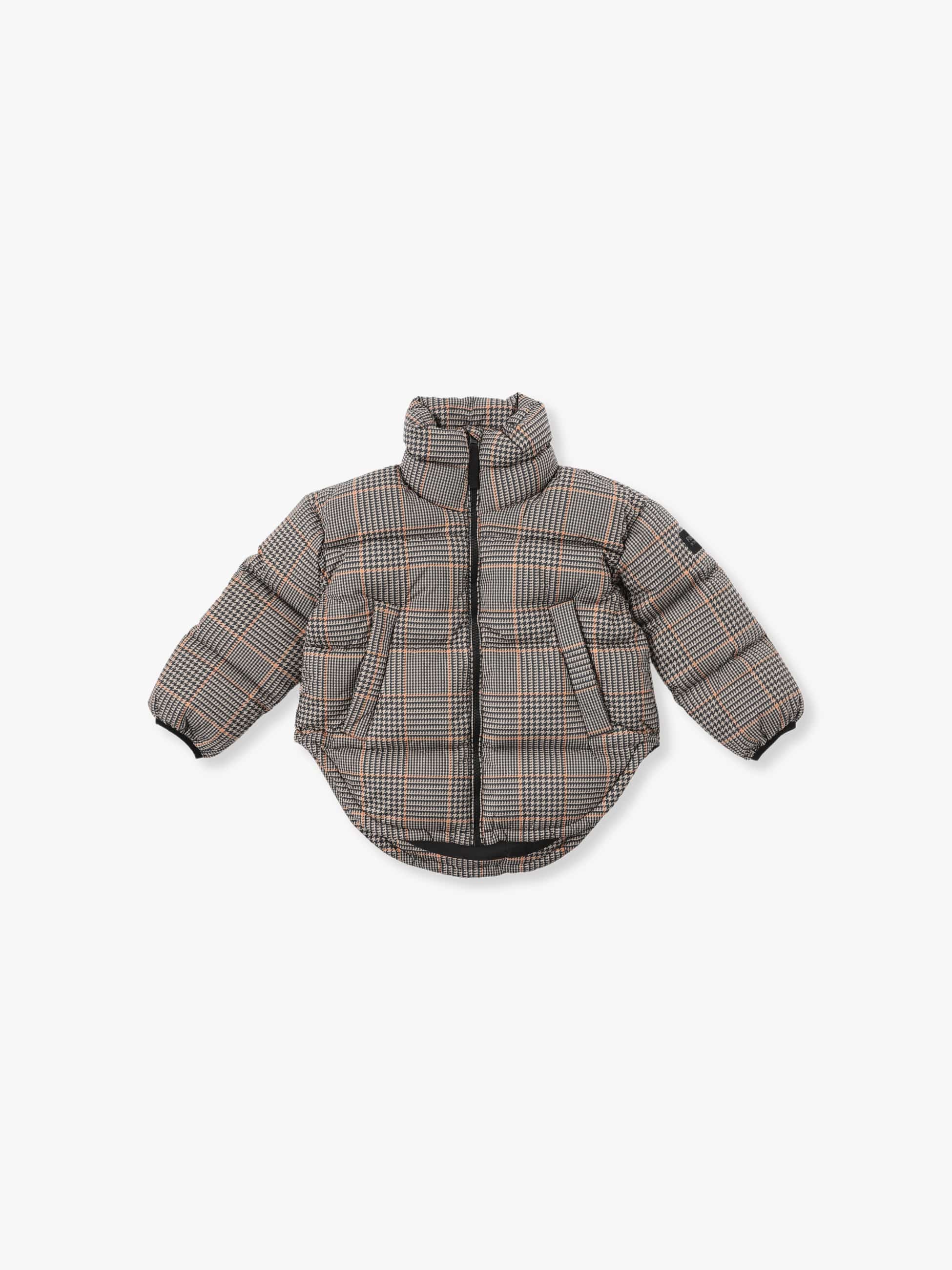 Snowbag Hazelnut Checked Down Jacket (6-7year)｜Finger in The Nose