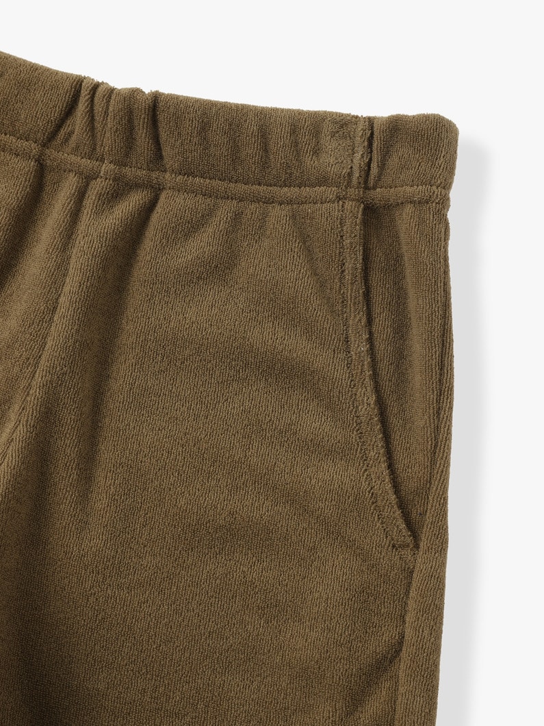 Soft Pile Shorts (beige/khaki) 詳細画像 beige 2
