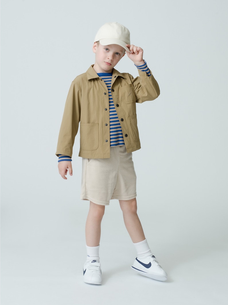 Soft Pile Shorts (beige/khaki/85-130cm) 詳細画像 beige 3