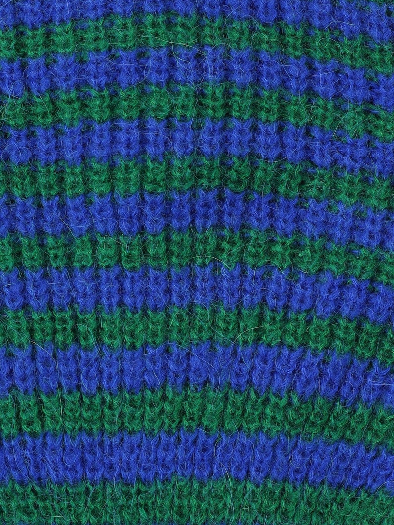 Frankie Ink Blue Striped Knit Pullover (8-9year) 詳細画像 blue 3