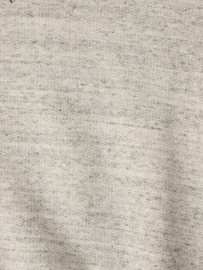 Embroidery Logo Trim Sweat Shirt 詳細画像 gray 4
