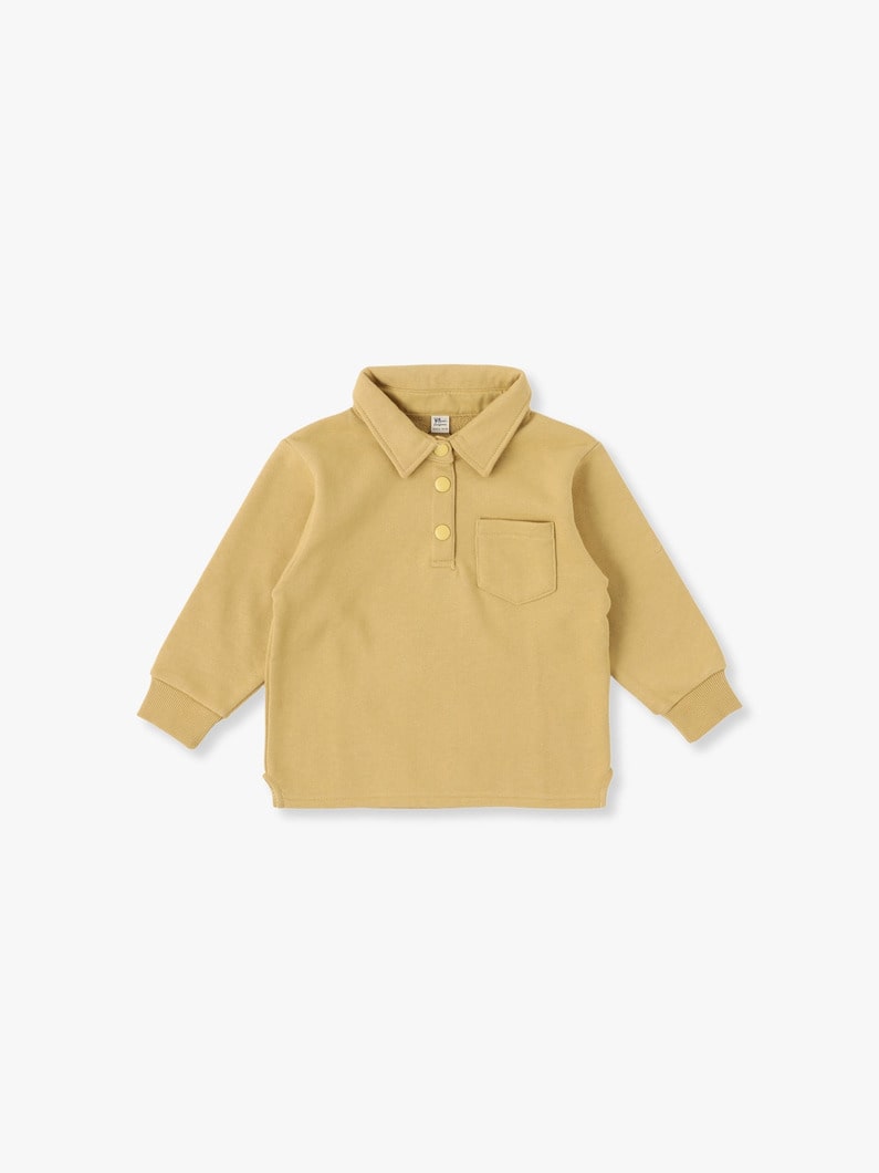Sweat Polo Shirt 詳細画像 mustard 4