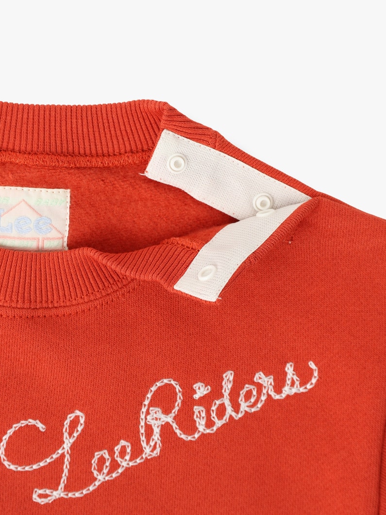Embroidery Sweat Shirt 詳細画像 red 2