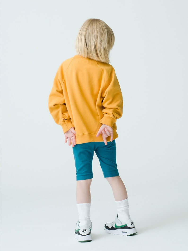 Raglan Sleeve Sweat Shirt (100-120cm) 詳細画像 mustard 2