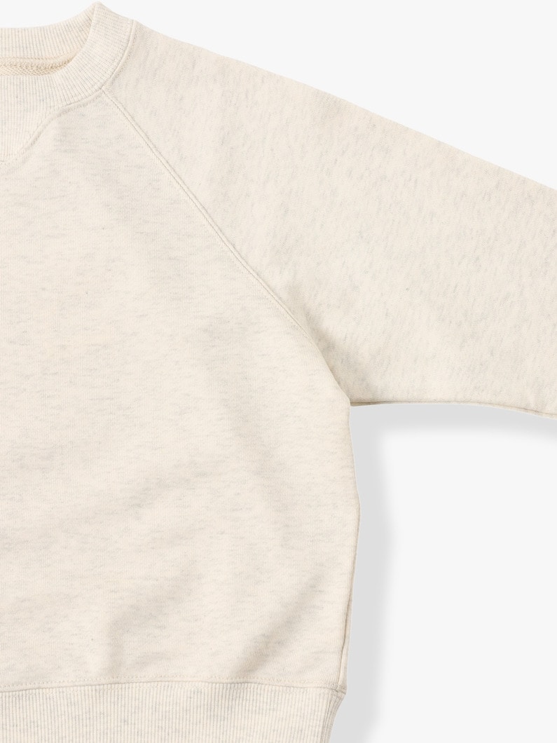 Raglan Sleeve Sweat Shirt (oatmeal/100-120cm) 詳細画像 oatmeal 2