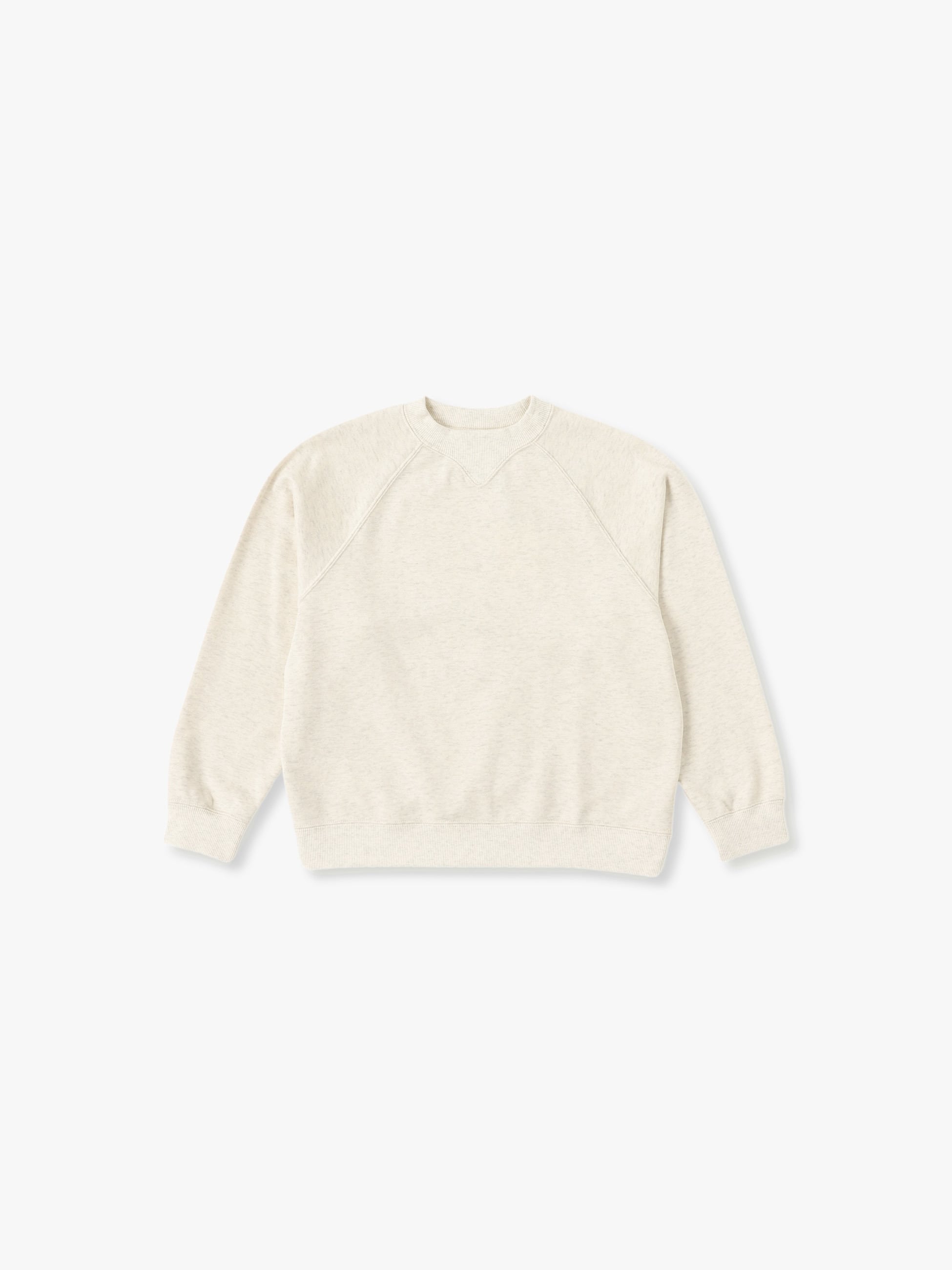 Raglan Sleeve Sweat Shirt (oatmeal/130-140cm)｜EAST END