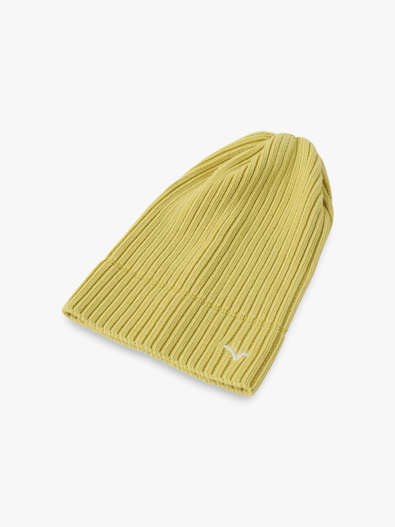 Organic Cotton Knit Cap (yellow/lavender) 詳細画像 lavender 2