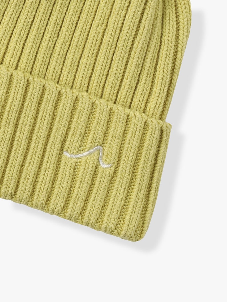 Organic Cotton Knit Cap (yellow/lavender) 詳細画像 lavender 3