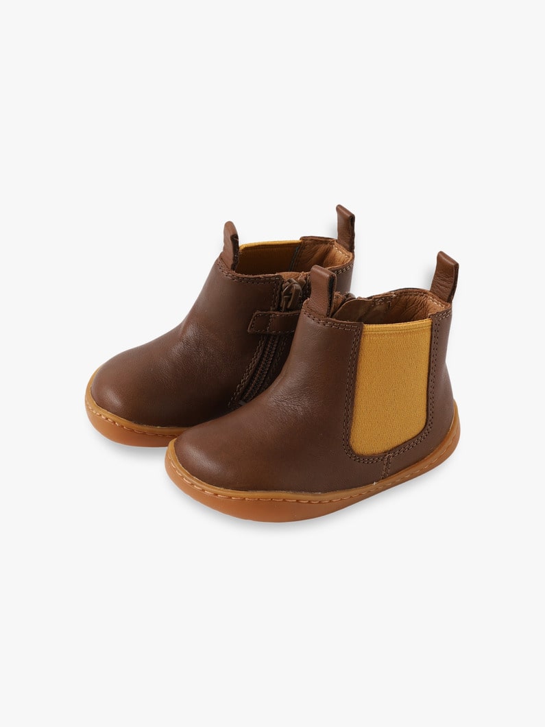 Peu Leather Boots (kids) 詳細画像 camel 1