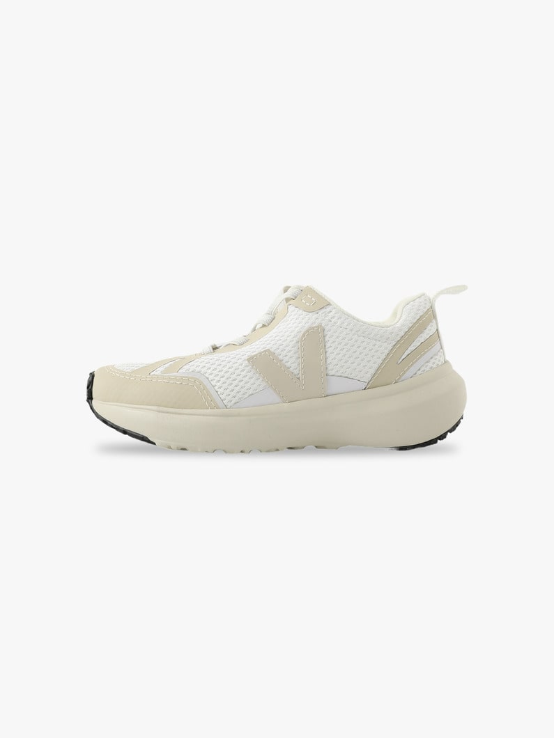 Canary Alveo Mesh Sneakers (kids/off white/pink) 詳細画像 off white 1
