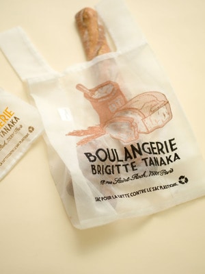 Organdy Tote Bag (Boulangerie) 詳細画像 brown