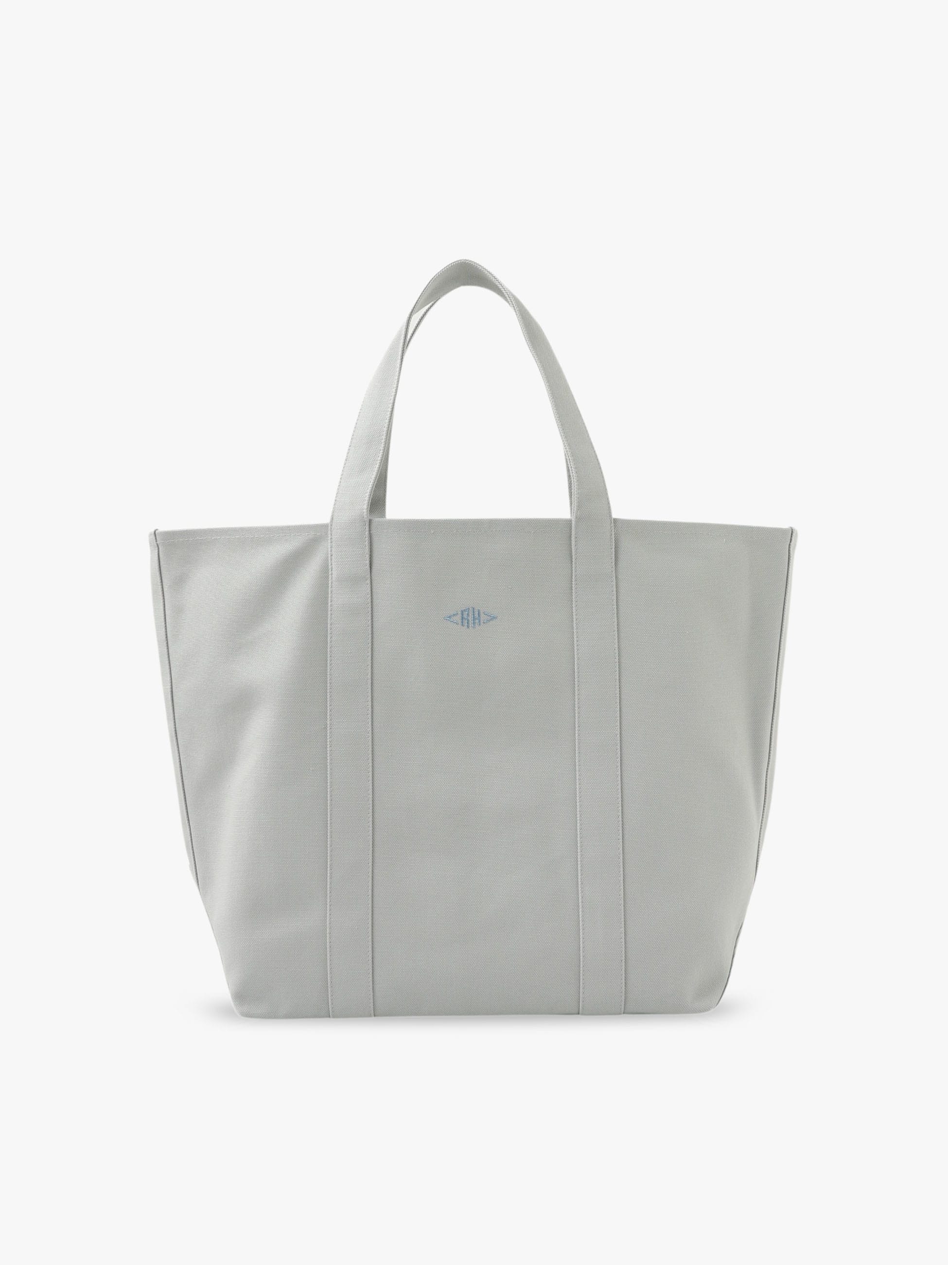 Color Canvas Logo Tote Bag (light blue /dark pink / M)｜Ron Herman