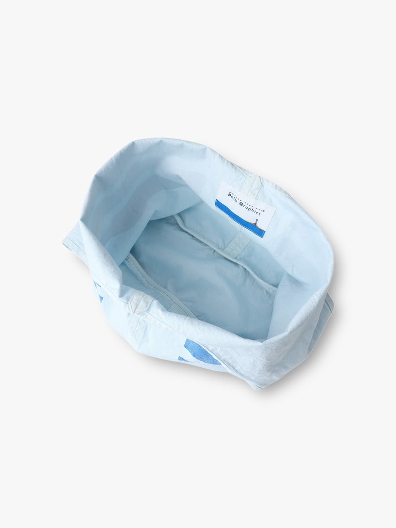 Shoulder Tote Bag (Wave) 詳細画像 blue 3