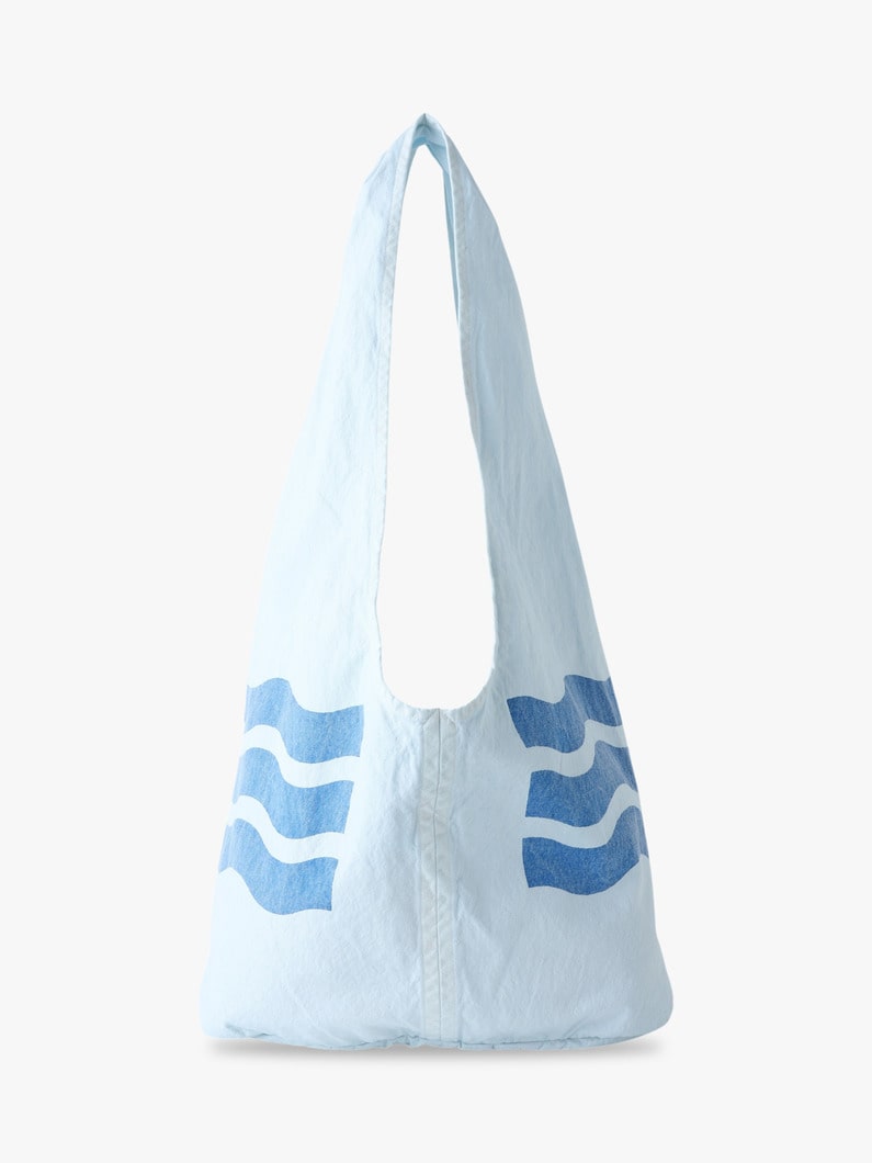 Shoulder Tote Bag (Wave) 詳細画像 blue 1