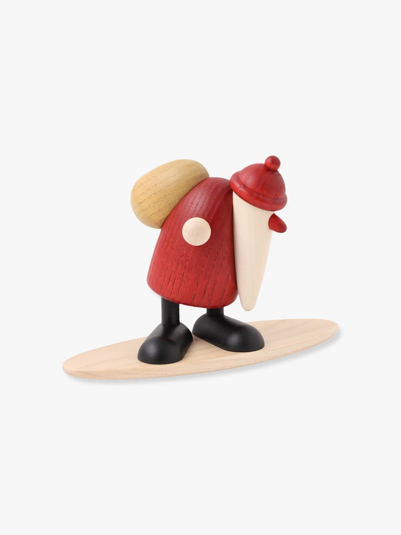 Santa Claus Wood Figure (surfing) 詳細画像 other 2