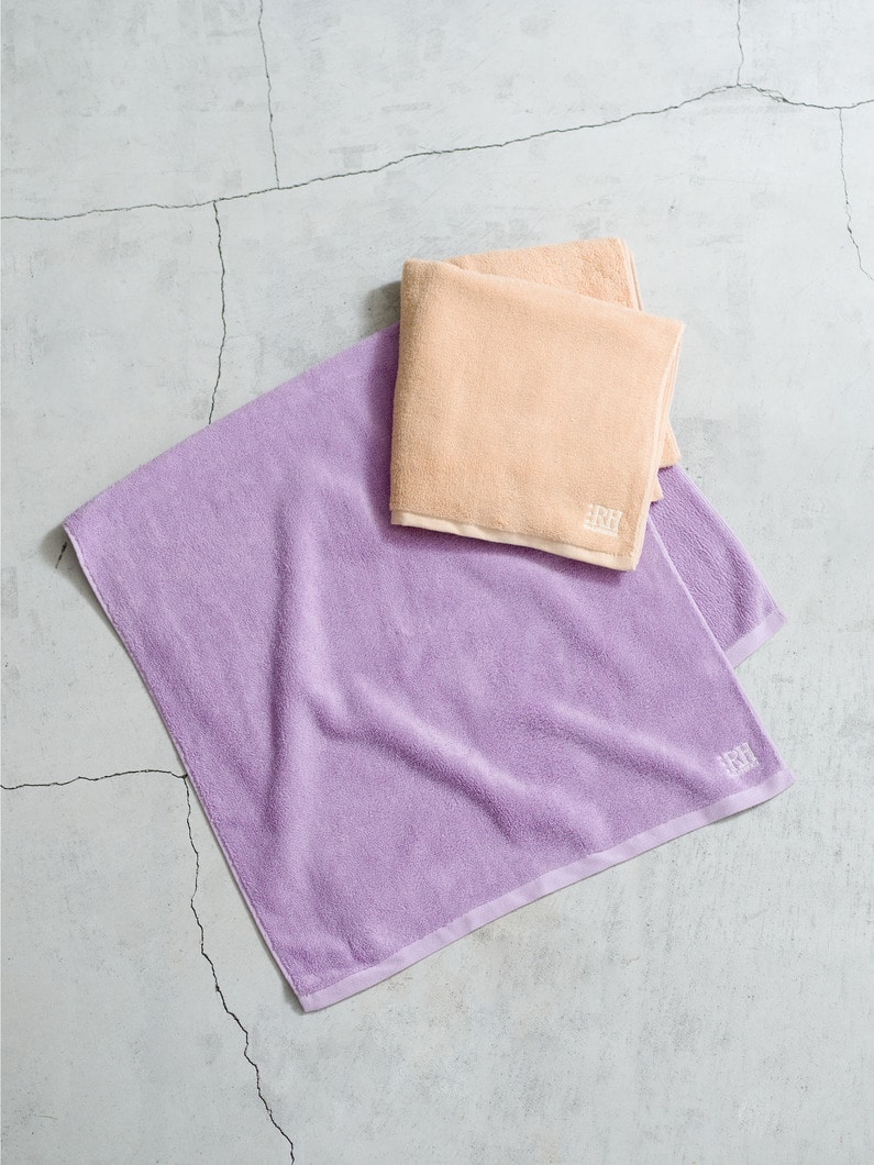 RH Bath Towel (Purple / Beige) 詳細画像 purple