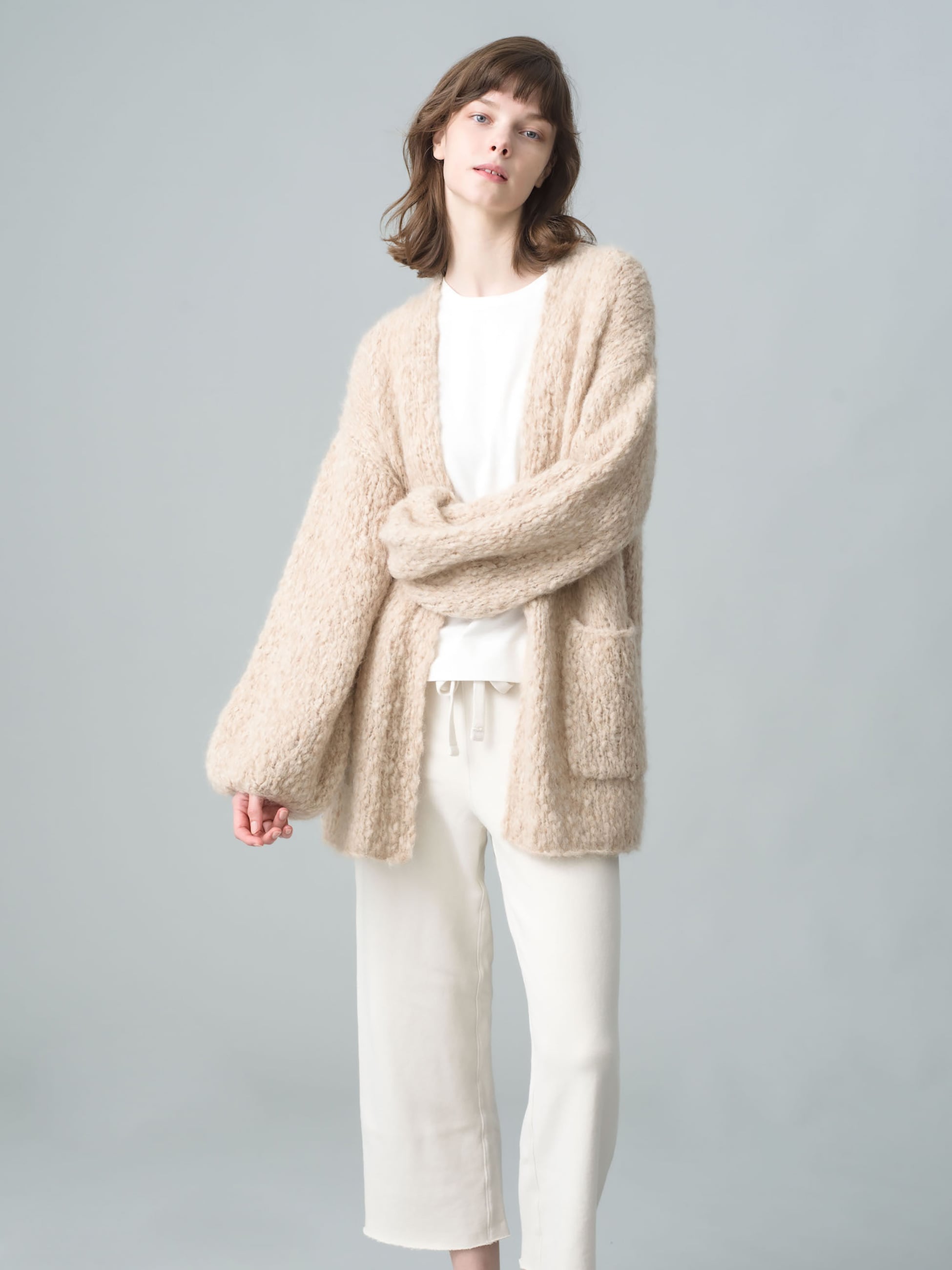 Undyed Alpaca Hand Knit Cardigan｜WALANCE(ワランス)｜Ron Herman