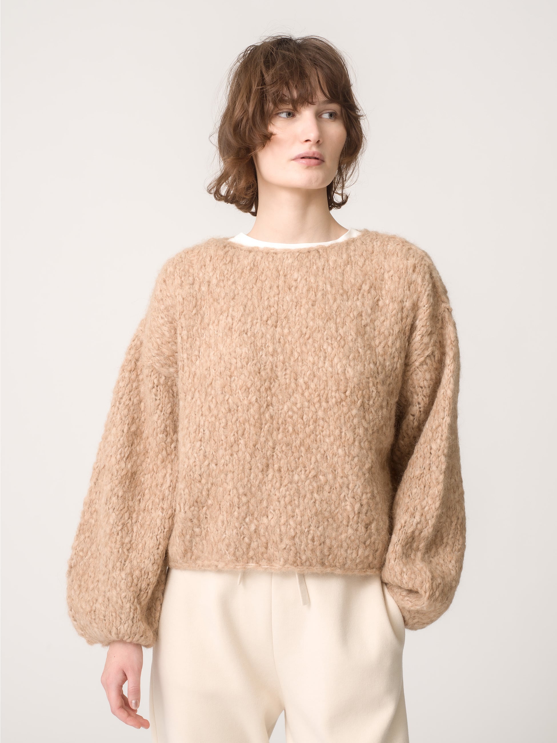 Undyed Alpaca Hand Knit Pullover｜WALANCE(ワランス)｜Ron Herman