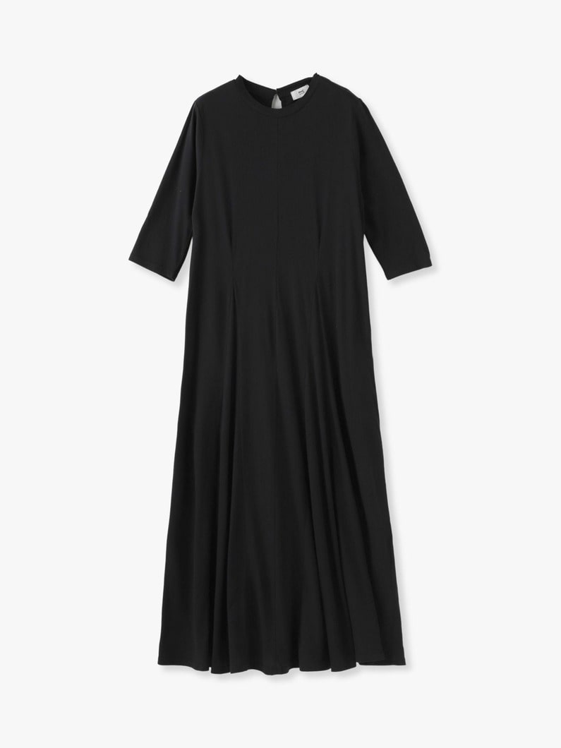Jersey Half Sleeve Dress 詳細画像 black 4