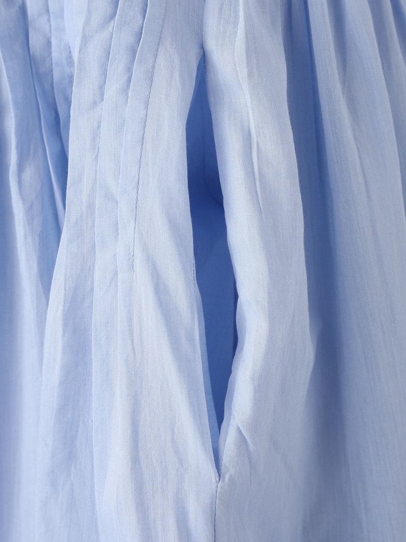 Martel Pleated Chambray Dress 詳細画像 light blue 6
