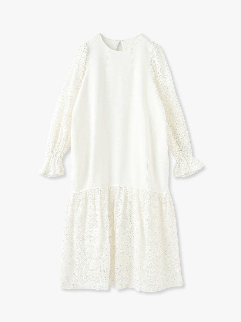 Combination Lace Dress 詳細画像 ivory 1