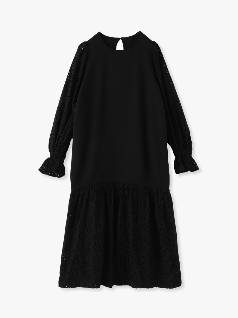 Combination Lace Dress 詳細画像 black 4