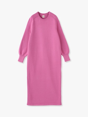 Cotton Nylon Knit Dress 詳細画像 pink