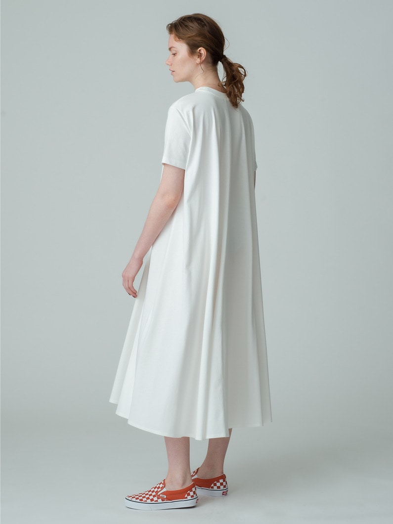 Natural Dye Flare Dress 詳細画像 white 2