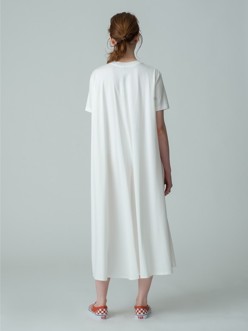 Natural Dye Flare Dress 詳細画像 white 3