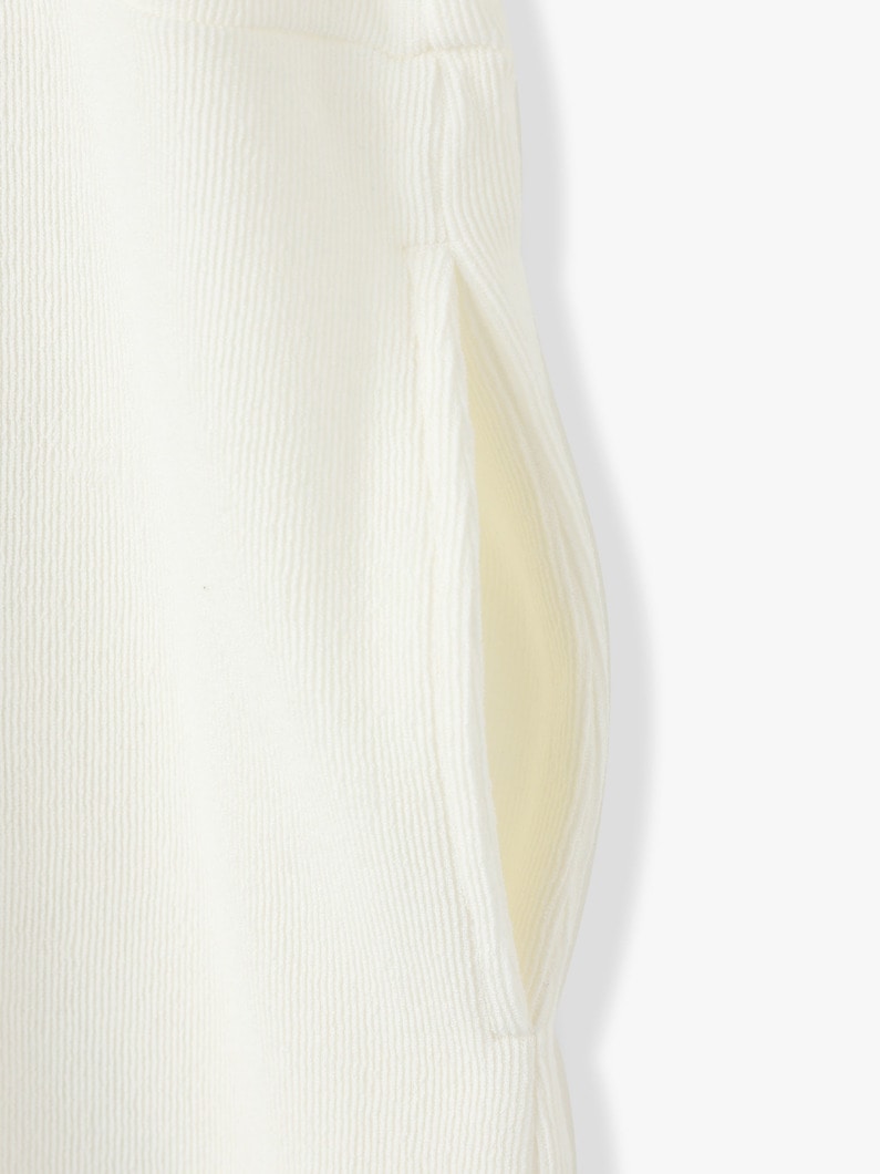 Organic Cotton V Neck Dress 詳細画像 white 8