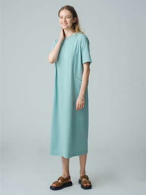 Recycle Polyester Jersey Dress 詳細画像 mint