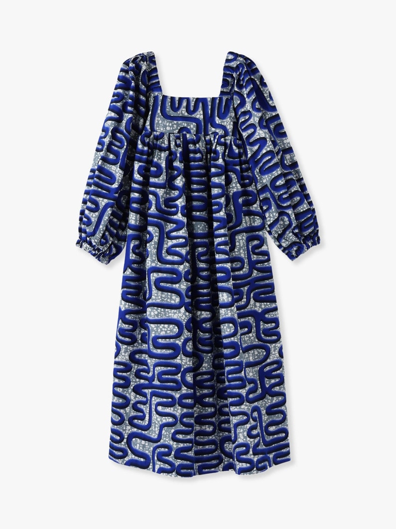 Adepa Print Dress 詳細画像 blue 1