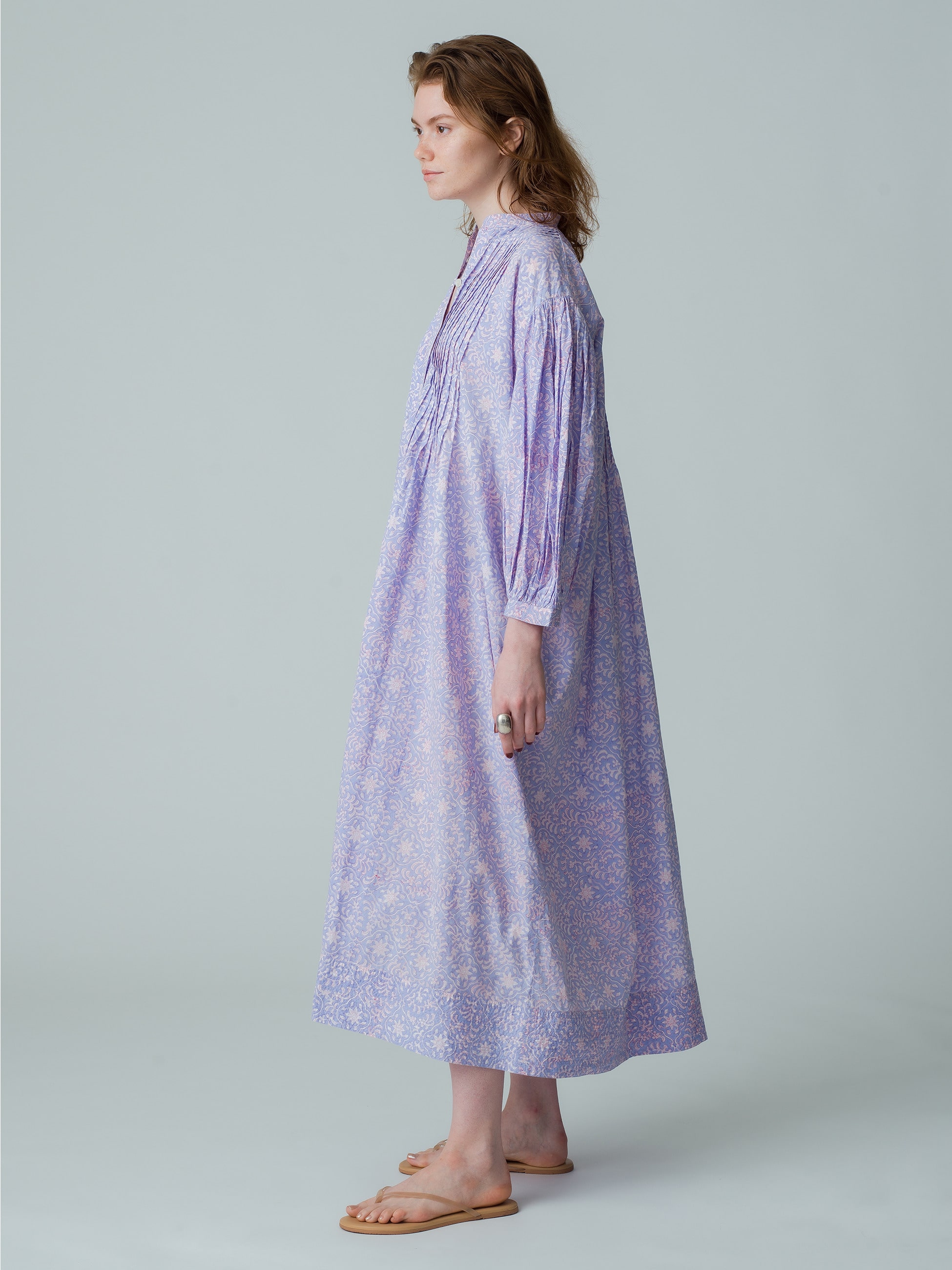 RonHerman Lilac Flower Print Dress | srisolamalaipc.ac.in