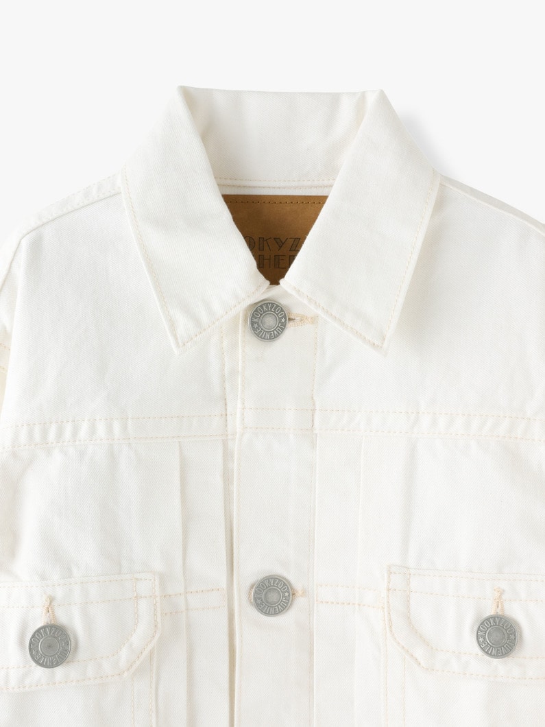 Juvenile Denim Jacket (white) 詳細画像 white 5