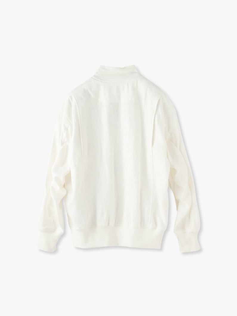 Linen Flight Jacket (white) 詳細画像 white 5