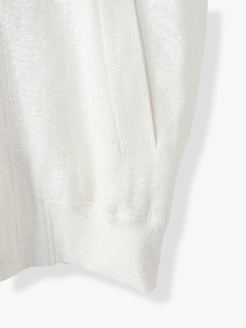Linen Flight Jacket (white) 詳細画像 white 9