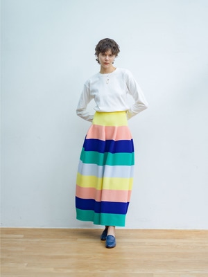Pottery Skirt (striped) 詳細画像 multi