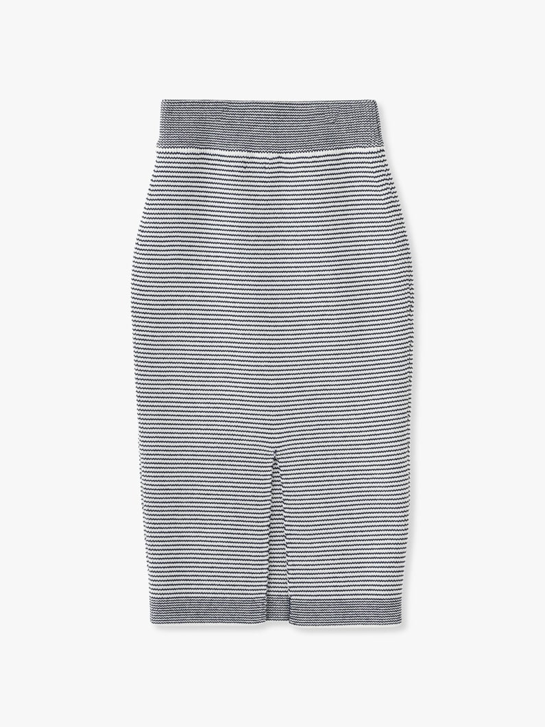 Striped Knit Skirt 詳細画像 navy 5