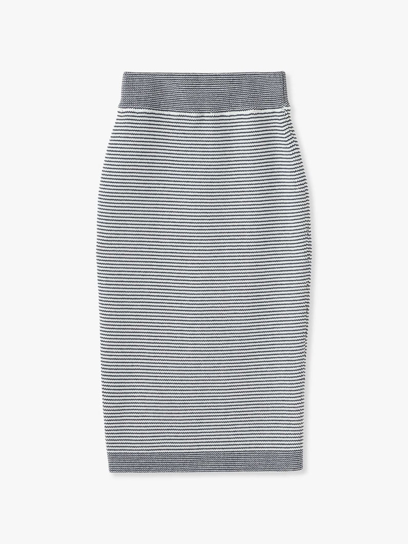 Striped Knit Skirt 詳細画像 navy 4